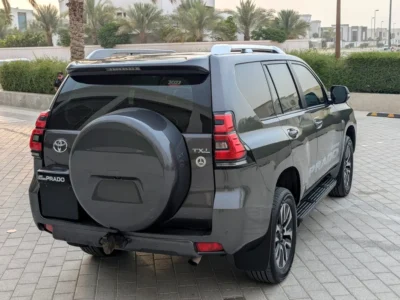 2022 Toyota Prado TXL Top Full Option 4.0 Litres V6 Petrol Engine Grey Beige SUV GCC Specs
