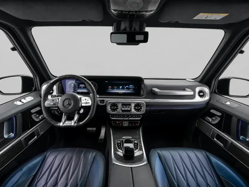 2023 Mercedes-Benz G-Class G 63 AMG 4.0L V8 Biturbo Petrol Engine Blue Black SUV GCC Specs