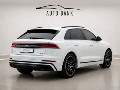 2023 Audi Q8 55 TFSI quattro S line 6 Cylinders Petrol Engine White Black SUV GCC Specs
