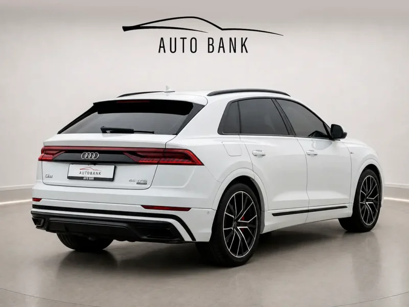 2023 Audi Q8 55 TFSI quattro S line 6 Cylinders Petrol Engine White Black SUV GCC Specs