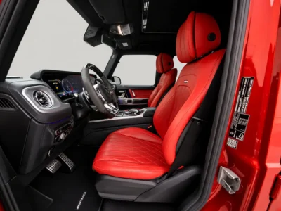 2023 Mercedes-Benz G-Class G 63 AMG 4.0 Litres V8 Biturbo Petrol Engine Red SUV GCC Specs