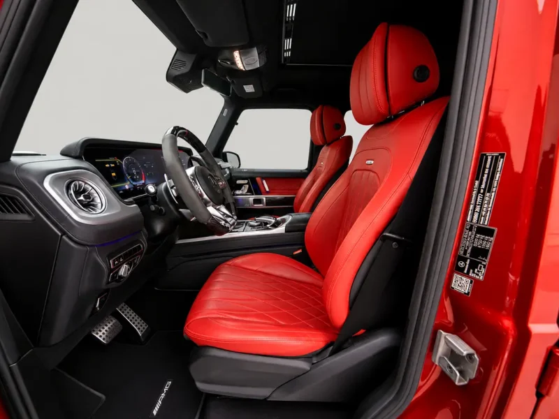 2023 Mercedes-Benz G-Class G 63 AMG 4.0 Litres V8 Biturbo Petrol Engine Red SUV GCC Specs