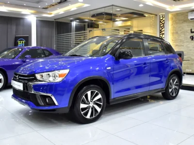 2019 Mitsubishi ASX GLS 4 Cylinders Petrol Engine Blue Beige Crossover GCC Specs Automatic