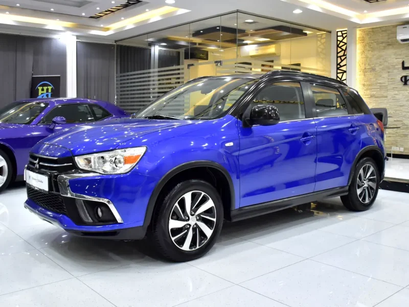 2019 Mitsubishi ASX GLS 4 Cylinders Petrol Engine Blue Beige Crossover GCC Specs Automatic