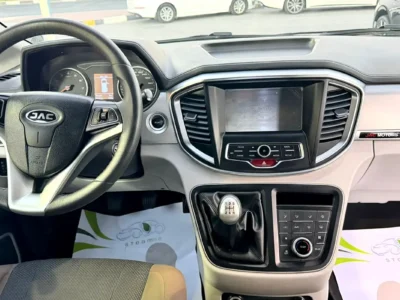2021 JAC M4 Refine 4 Cylinders Petrol Engine White Grey Van GCC Specs Automatic