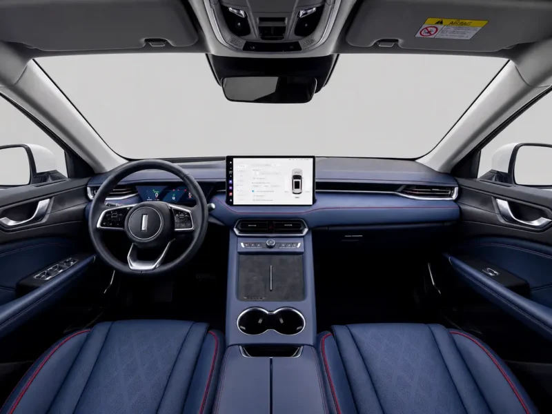 2025 WEY 03 Hi4 Long Range Edition 4 Cylinders Plug-in Hybrid Engine White Black SUV GCC Specs