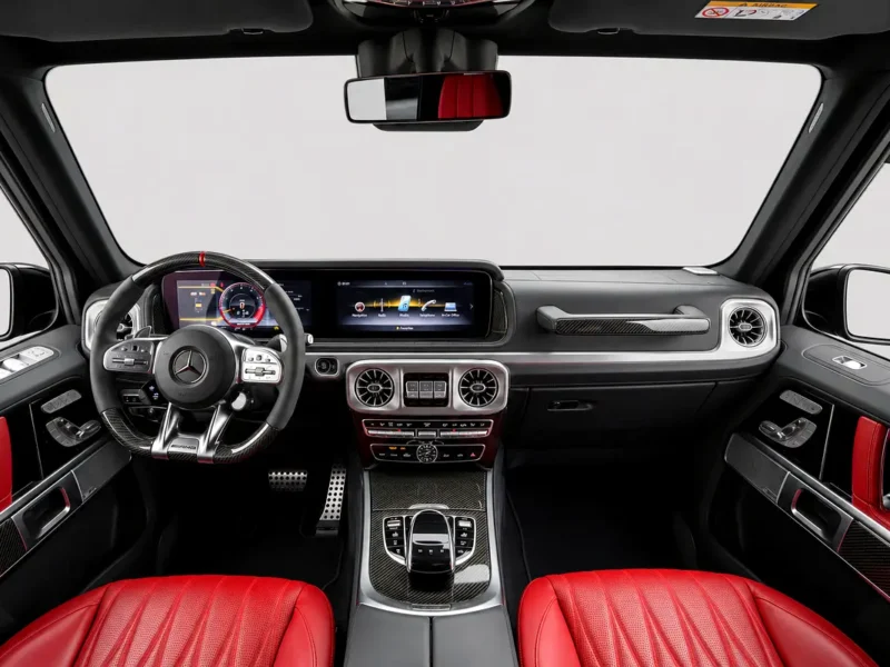 2023 Mercedes-Benz G-Class G 63 AMG 4.0 Litres V8 Biturbo Petrol Engine Red SUV GCC Specs