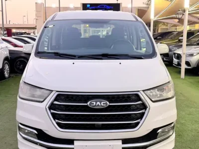 2021 JAC M4 Refine 4 Cylinders Petrol Engine White Grey Van GCC Specs Automatic