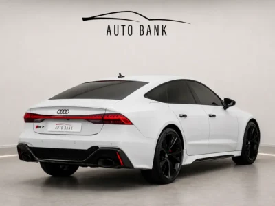 2021 Audi RS7 4.0 TFSI quattro 8 Cylinders Petrol Engine White Red Sedan European Specs