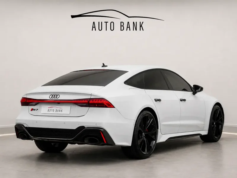 2021 Audi RS7 4.0 TFSI quattro 8 Cylinders Petrol Engine White Red Sedan European Specs