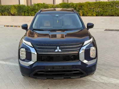 2024 Mitsubishi Outlander Premium 4 Cylinders Petrol Engine Blue Beige SUV GCC Specs