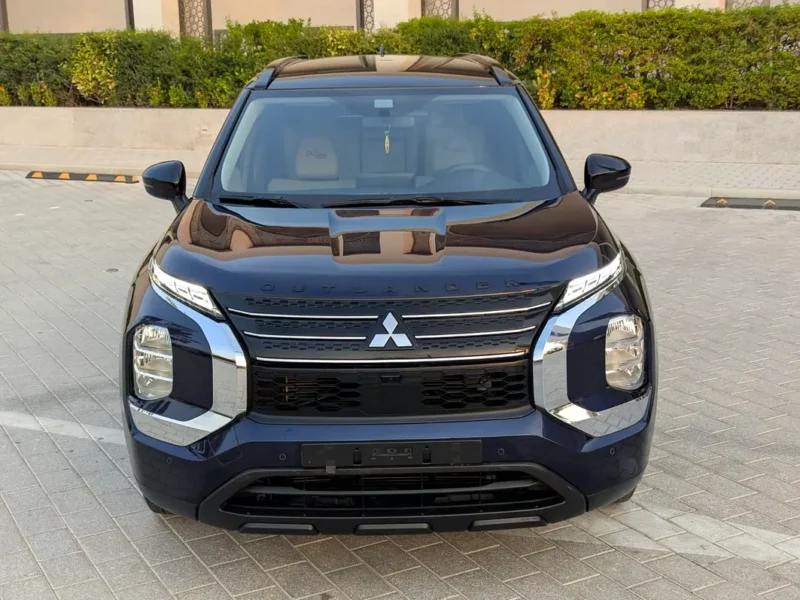 2024 Mitsubishi Outlander Premium 4 Cylinders Petrol Engine Blue Beige SUV GCC Specs
