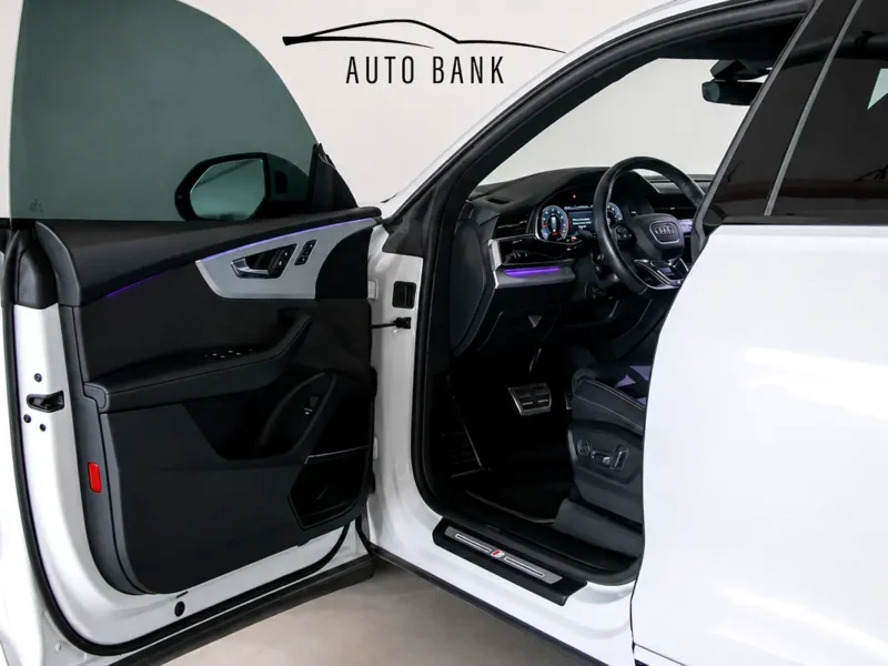 2023 Audi Q8 55 TFSI quattro S line 6 Cylinders Petrol Engine White Black SUV GCC Specs