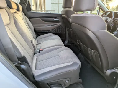 2023 Hyundai Santa Fe Comfort 4 Cylinders Petrol Engine White Grey SUV GCC Specs