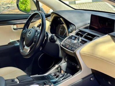 2019 Lexus NX300 F-SPORT 2.0 Litres V4 Petrol Engine White Beige SUV American Specs
