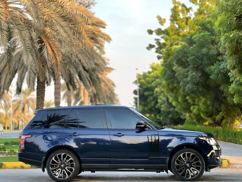 2014 Land Rover Range Rover Autobiography 5.0L V8 Supercharged Engine Blue Black SUV GCC