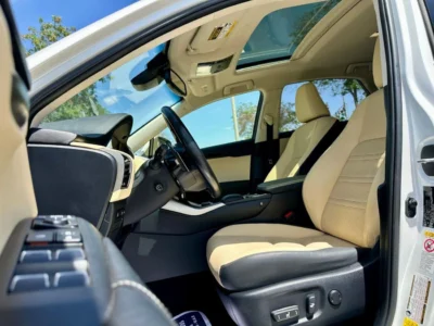 2019 Lexus NX300 F-SPORT 2.0 Litres V4 Petrol Engine White Beige SUV American Specs