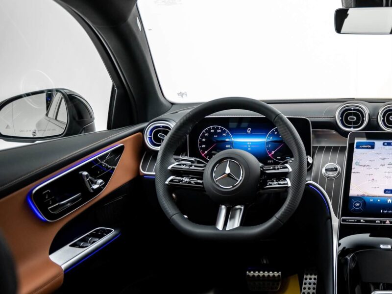 2026 Mercedes-Benz GLC 200 2.0-liter turbocharged inline-4 Petrol Engine Black Tan Sedan