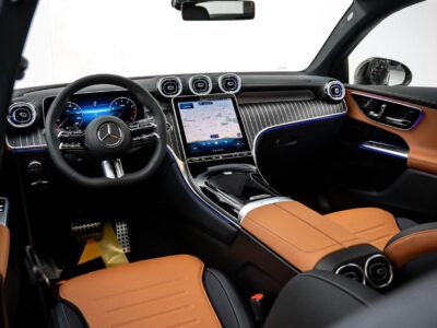 2026 Mercedes-Benz GLC 200 2.0-liter turbocharged inline-4 Petrol Engine Black Tan Sedan