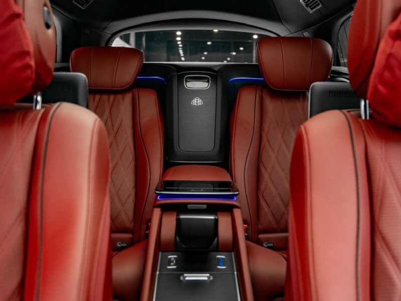 2026 Mercedes-Maybach GLS 600 4MATIC 4.0L Twin-Turbocharged V8 EQ Boost Gold Red SUV