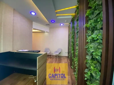 975 sqft WOW CHEAPEST OFFICE 975 SQFT Fully Fitted and furnished WITH 3 PARTITION AVAILABLE