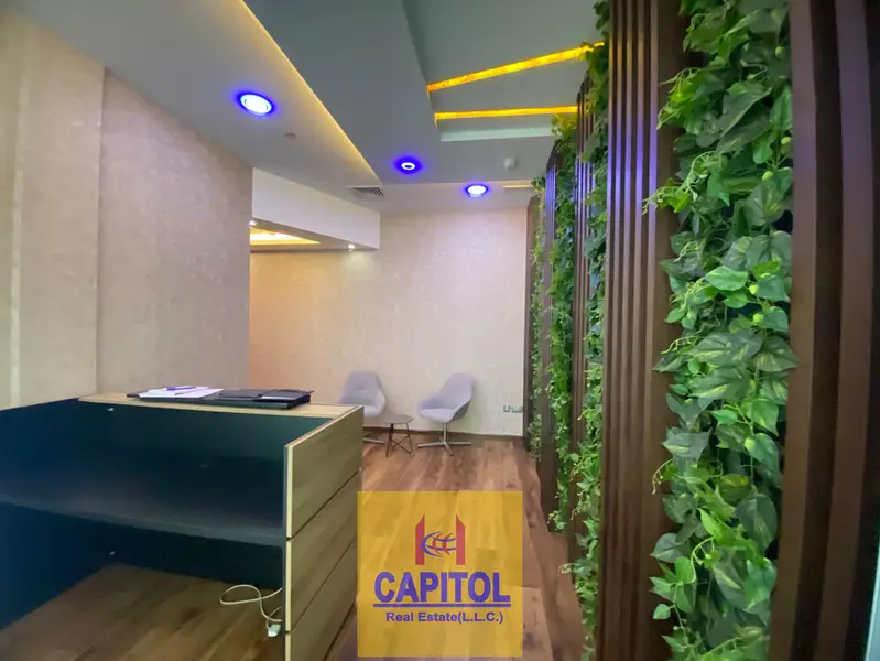 975 sqft WOW CHEAPEST OFFICE 975 SQFT Fully Fitted and furnished WITH 3 PARTITION AVAILABLE