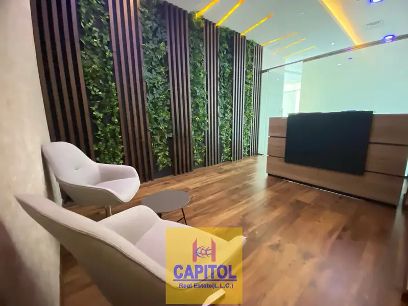975 sqft WOW CHEAPEST OFFICE 975 SQFT Fully Fitted and furnished WITH 3 PARTITION AVAILABLE