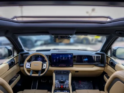 2026 BYD Leopard 5 Ultra 4 Cylinders Plug-in Hybrid Engine Black Beige SUV Chinese Specs Automatic