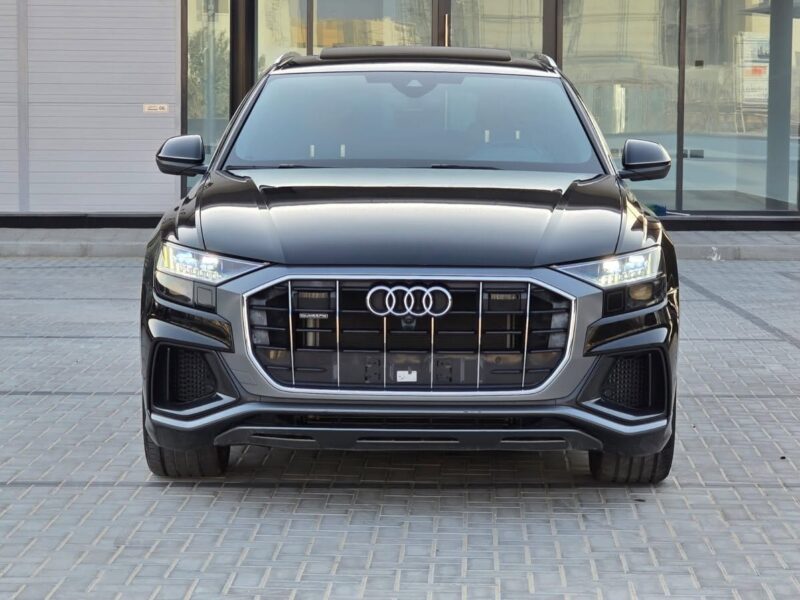 2023 Audi Q8 3.0 Litres turbocharged V6 Petrol Engine Black Tan SUV GCC Specifications