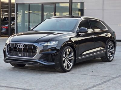 2023 Audi Q8 3.0 Litres turbocharged V6 Petrol Engine Black Tan SUV GCC Specifications