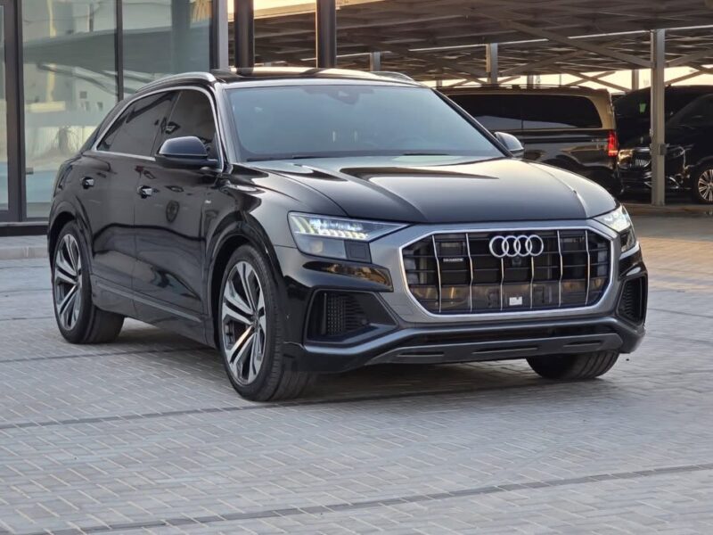 2023 Audi Q8 3.0 Litres turbocharged V6 Petrol Engine Black Tan SUV GCC Specifications