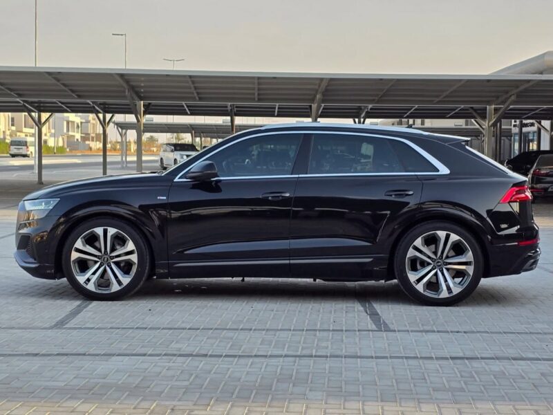 2023 Audi Q8 3.0 Litres turbocharged V6 Petrol Engine Black Tan SUV GCC Specifications