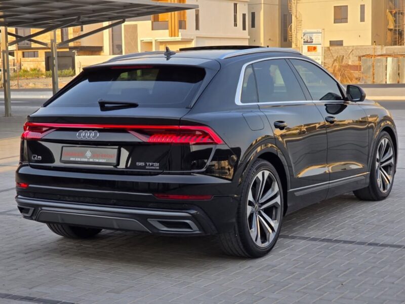 2023 Audi Q8 3.0 Litres turbocharged V6 Petrol Engine Black Tan SUV GCC Specifications