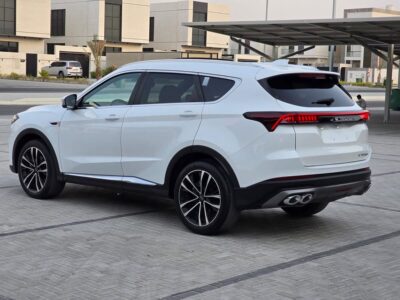 2023 Jetour X70 1.5 Litres 4 Cylinders Petrol Engine White Red SUV GCC Specs Automatic