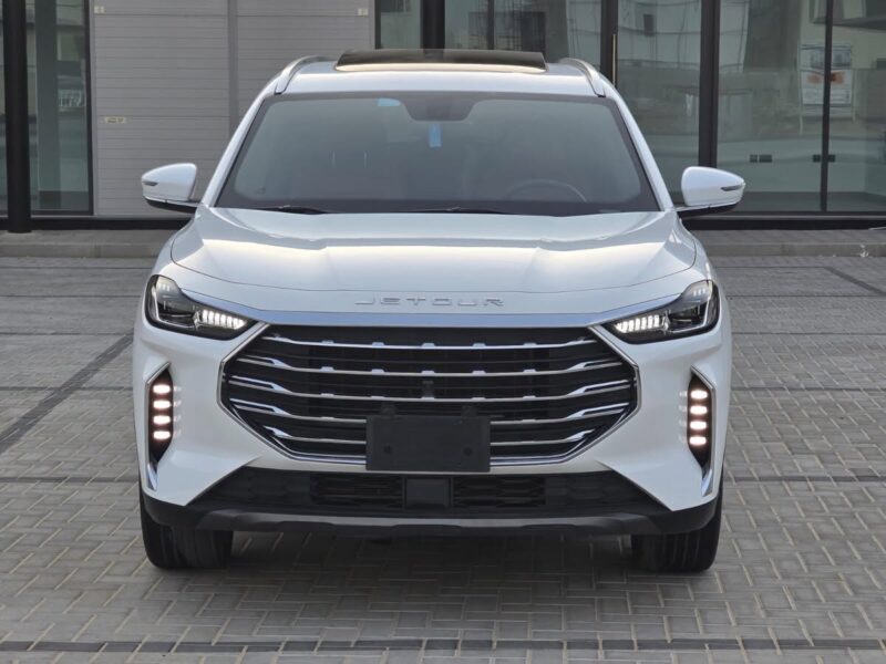 2023 Jetour X70 1.5 Litres 4 Cylinders Petrol Engine White Red SUV GCC Specs Automatic
