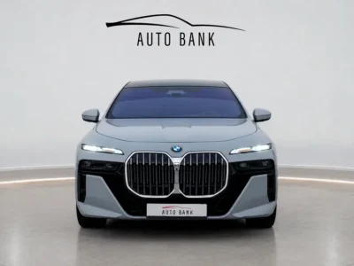 2023 BMW 7-Series 735i 6 Cylinders Petrol Engine Grey Brown Sedan GCC Specs Pristine Condition