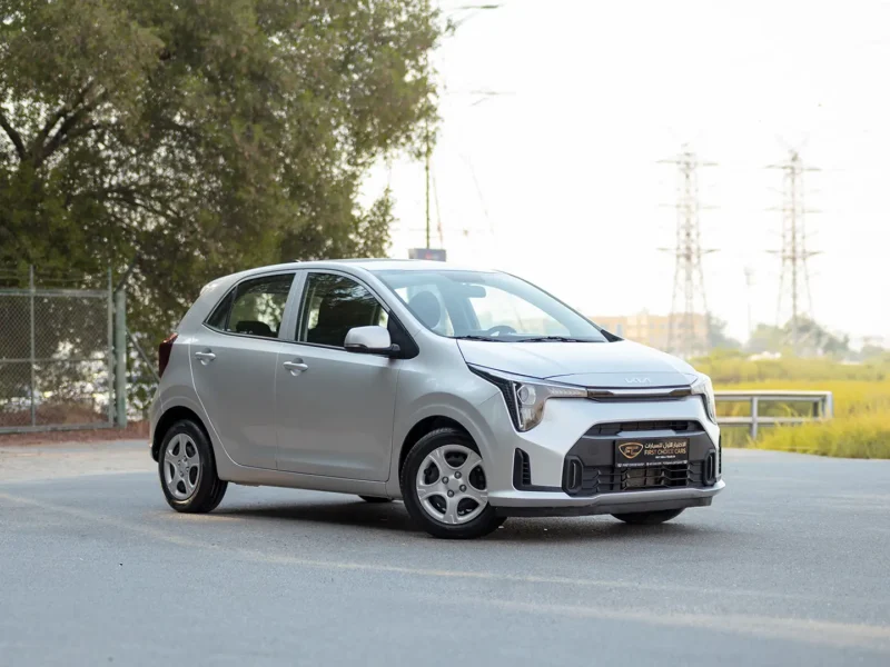 2024 Kia Picanto LX 1.2 Litres 4 Cylinders Petrol Engine Silver Grey Hatchback GCC Specs