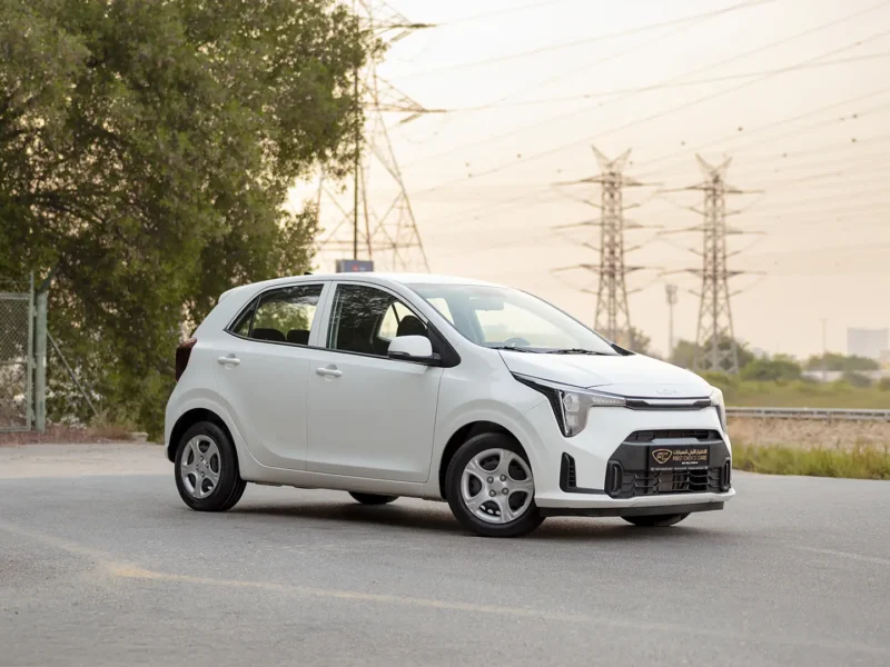 2024 Kia Picanto LX 1.2 Litres 4 Cylinders Petrol Engine White Grey Hatchback GCC Specs
