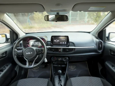 2024 Kia Picanto LX 1.2 Litres 4 Cylinders Petrol Engine White Grey Hatchback GCC Specs