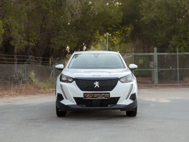 2022 Peugeot 2008 Active 1.6 Litres 4 Cylinders Petrol Engine White Grey SUV GCC Specs