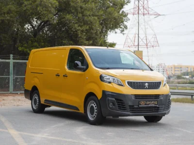 2021 Peugeot Expert L3 2.0L 4 Cylinders Diesel Engine Yellow Black Panel Van GCC Specs