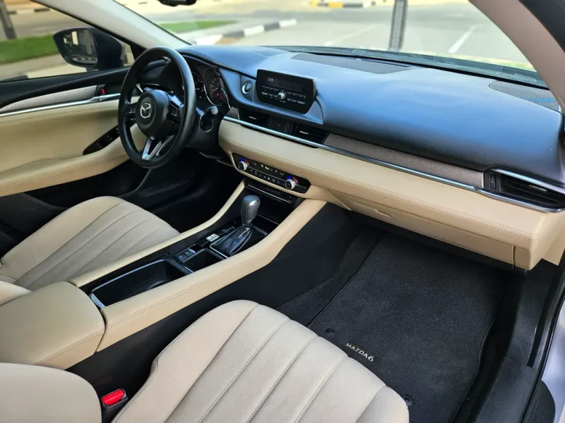 2022 Mazda 6 S Grade 4 Cylinders Petrol Engine Silver Beige Sedan GCC Specs Premium Car