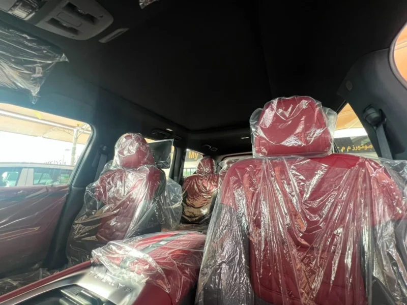 2026 Nissan Patrol PLATINUM 3.5 Litres V6 Petrol Engine White Red SUV GCC Specifications