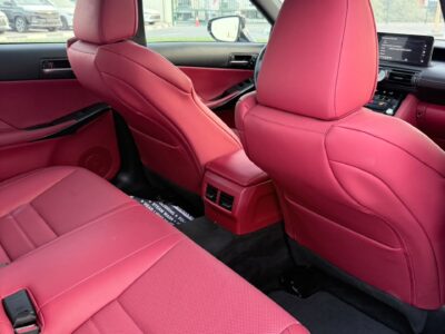 2024 LEXUS IS 350 F-SPORT 3.5 Litres V6 Petrol Engine White Red Sedan American Specs