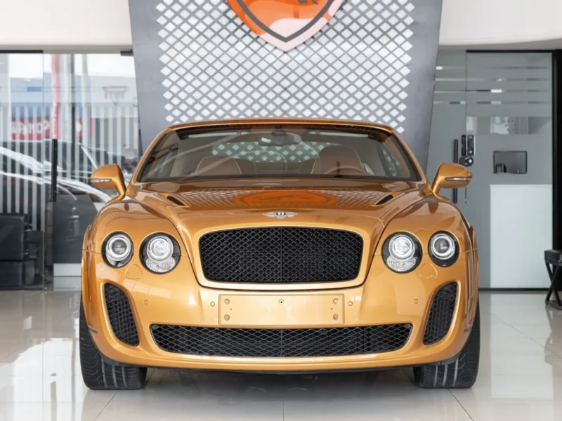 2011 Bentley Continental GT Supersports W12 6.0L Twin turbo Engine Gold Orange Convertible