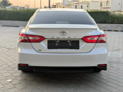 2020 Toyota Camry S Plus 4 Cylinders Petrol Engine White Beige Sedan GCC Specs Premium Condition