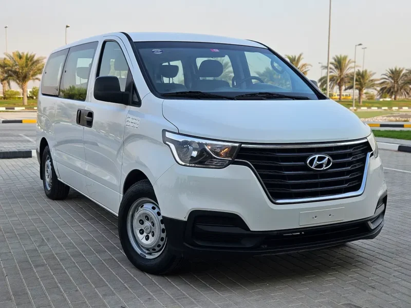 2020 Hyundai H1 GL 2.4 Litres 4 Cylinders Petrol Engine White Grey Van GCC Specs 9-Seater