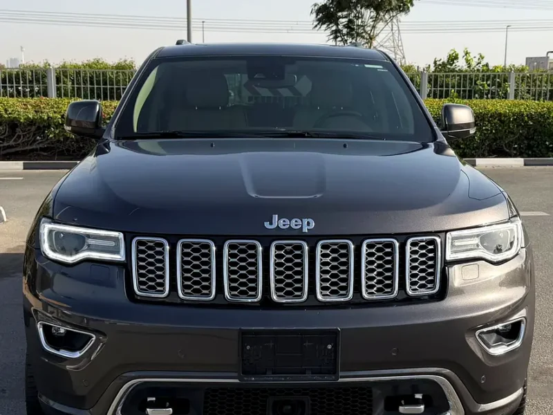 2019 Jeep Grand Cherokee Overland 3.6 Litres V6 Petrol Engine Grey Beige SUV GCC Specs