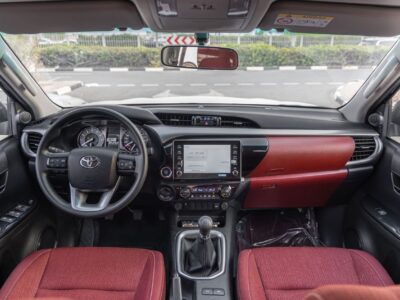 2026 Toyota Hilux Double Cab GLX 2.7 Litres 4 Cylinders Petrol Engine Black Red Pickup Truck