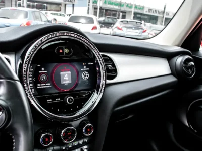 2024 MINI Cooper 3 Cylinders Petrol Engine Red Black Sedan American Specs Base Trim